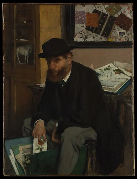 The Collector of Prints — Edgar Degas — praca twórcy Marta Zieliński na Freshwall Marketplace