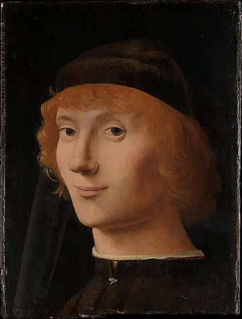 Portrait of a Young Man — Antonello da Messina (Antonello di Giovanni d'Antonio) — praca twórcy Anna Sokołowski na Freshwall Marketplace