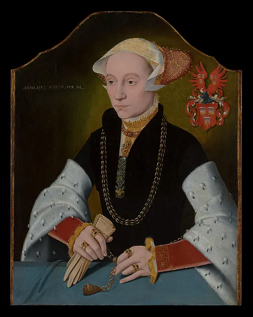 Portrait of a Woman of the Slosgin Family of Cologne — Barthel Bruyn the Younger — praca twórcy Kamil Krawczyk na Freshwall Marketplace