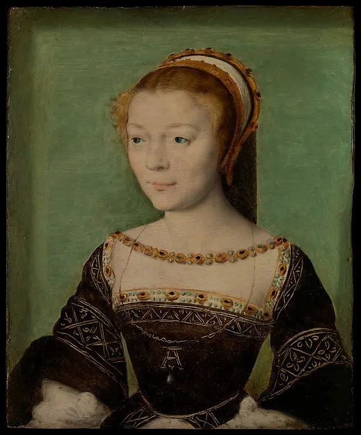 Anne de Pisseleu (1508–1576), Duchesse d'Étampes — Corneille de Lyon — praca twórcy Tomasz Kowalczyk na Freshwall Marketplace