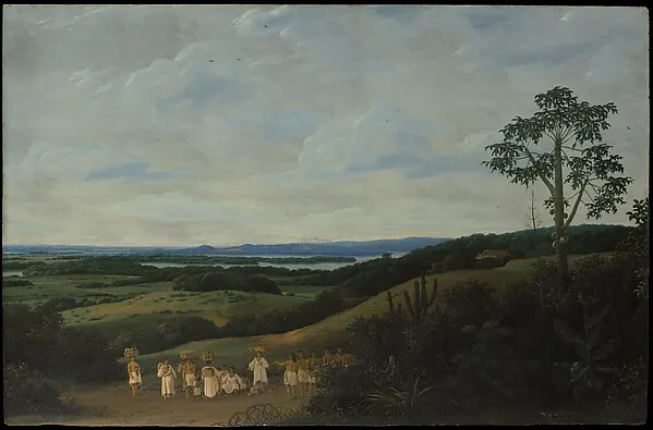 A Brazilian Landscape — Frans Post — praca twórcy Krzysztof Ostrowska na Freshwall Marketplace