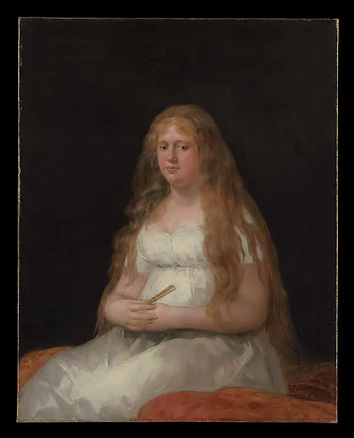 Josefa de Castilla Portugal y van Asbrock de Garcini (1775–about 1850) — Goya (Francisco de Goya y Lucientes) — praca twórcy Magdalena Walczak na Freshwall Marketplace