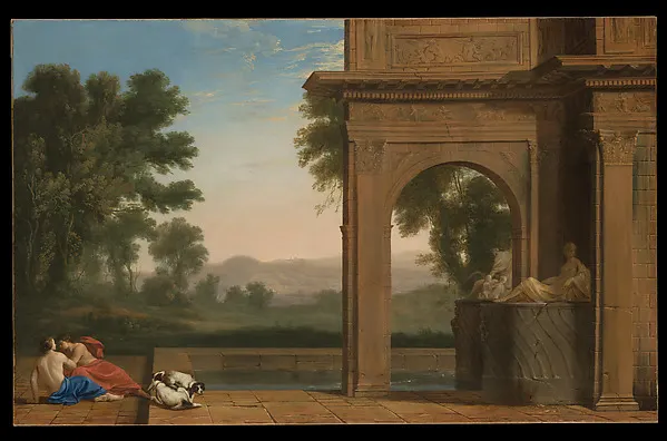 Classical Landscape with Figures — Henri Mauperché — praca twórcy Krzysztof Dąbrowski na Freshwall Marketplace
