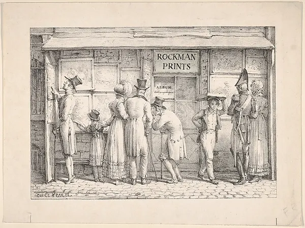 François Delpech's Print Shop — Carle (Antoine Charles Horace) Vernet — praca twórcy Wojciech Wójcik na Freshwall Marketplace