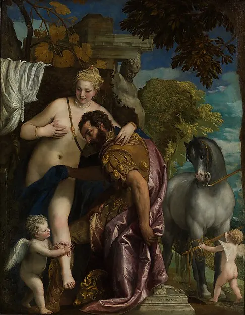 Mars and Venus United by Love — Paolo Veronese (Paolo Caliari) — praca twórcy Mateusz Wójcik na Freshwall Marketplace