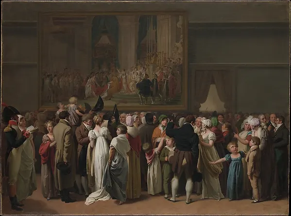 The Public Viewing David's \ — Louis Léopold Boilly — praca twórcy Tomasz Pawlak na Freshwall Marketplace