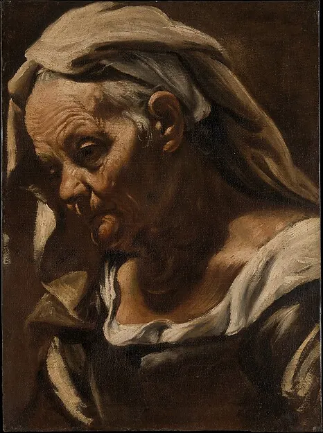 Head of an Old Woman — Orazio Borgianni — praca twórcy Ewa Kaczmarek na Freshwall Marketplace