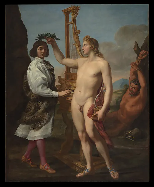Marcantonio Pasqualini (1614–1691) Crowned by Apollo — Andrea Sacchi — praca twórcy Adam Grabowska na Freshwall Marketplace