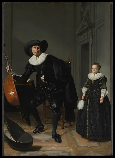 A Musician and His Daughter — Thomas de Keyser — praca twórcy Piotr Wieczorek na Freshwall Marketplace