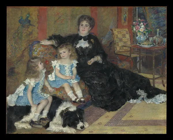 Madame Georges Charpentier (Marguerite-Louise Lemonnier, 1848–1904) and Her Children, Georgette-Berthe (1872–1945) and Paul-Emile-Charles (1875–1895) — Auguste Renoir — praca twórcy Grzegorz Witkowski na Freshwall Marketplace