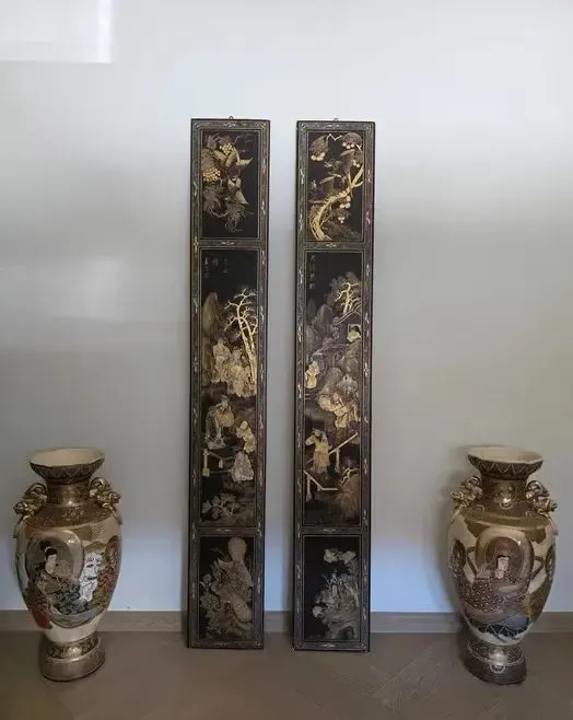 Monumentalne Panele Laka CHIBET 160cm – Antyk z Proweniencją 1920r. Chiny — praca twórcy Agnieszka S. na Freshwall Marketplace