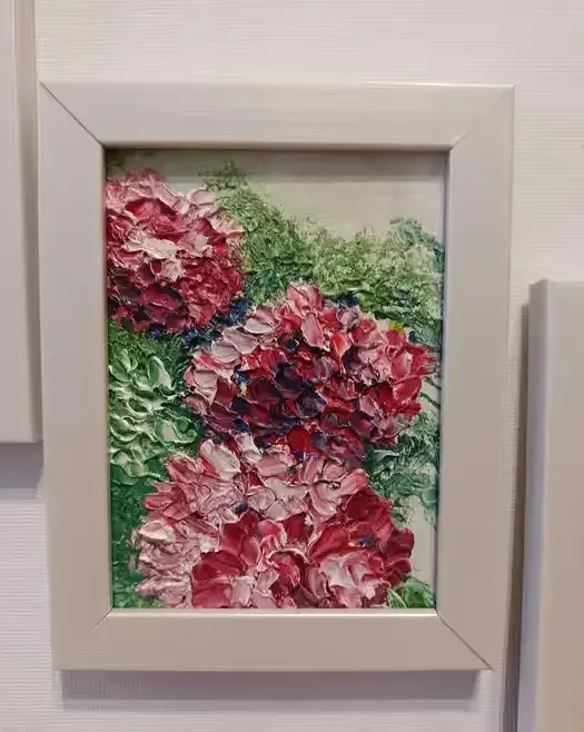 0braz olejny miniatura 9 x 12cm w ramce — praca twórcy Małgorzata na Freshwall Marketplace