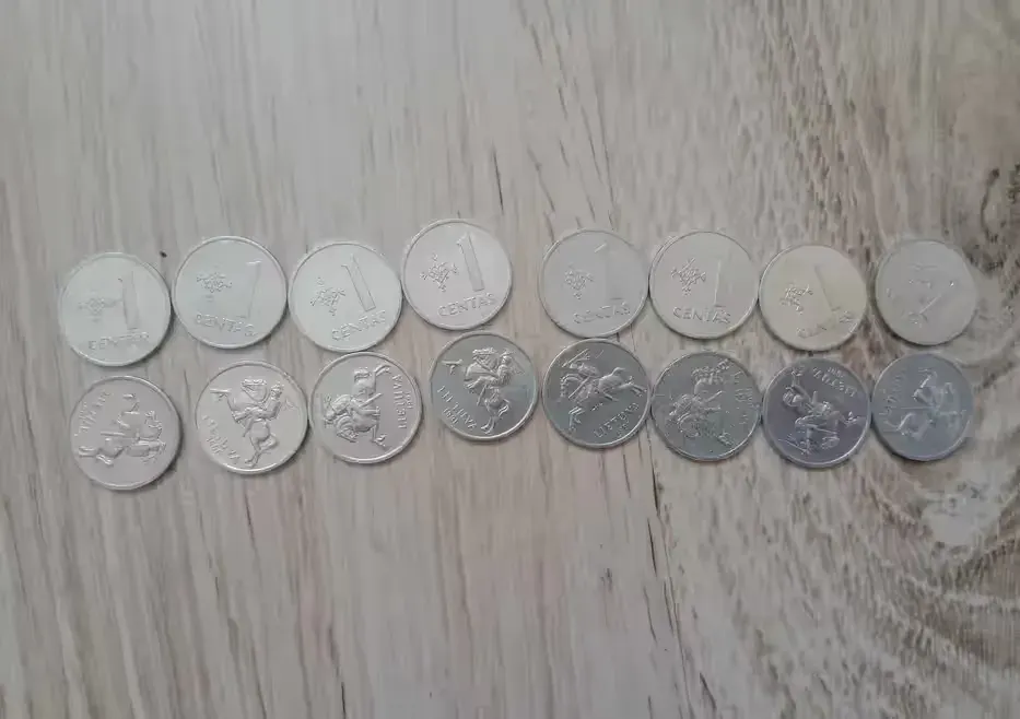 1 cent centas litewski z 1991 roku — praca twórcy Mariusz na Freshwall Marketplace