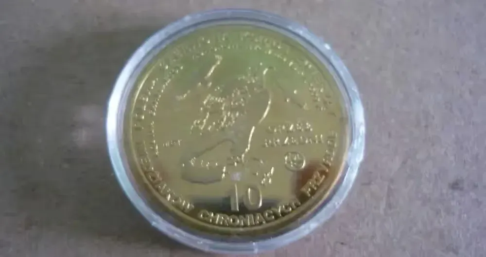 10 miedziaków Orzeł przedni moneta medal czerwona księga zwierząt — praca twórcy Zbigniew na Freshwall Marketplace