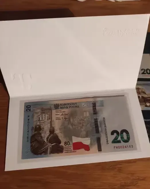 banknot 80 rocznica powstania warszawskiego — praca twórcy Zbigniew na Freshwall Marketplace