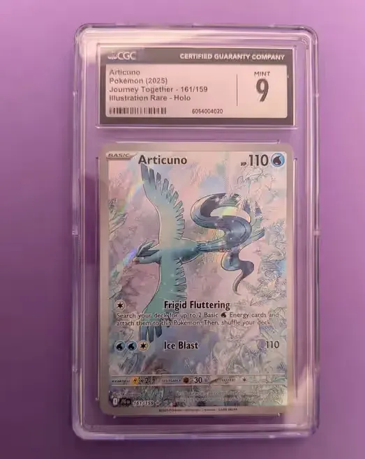 CGC 9 Articuno #161 Pokemon Journey Together Pokemon TCG — praca twórcy Tomasz na Freshwall Marketplace