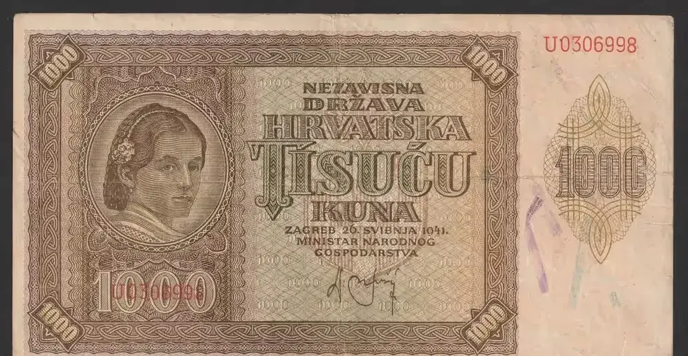 Chorwacja 1000 kuna 1941 - U — praca twórcy Kuliaqan2 na Freshwall Marketplace