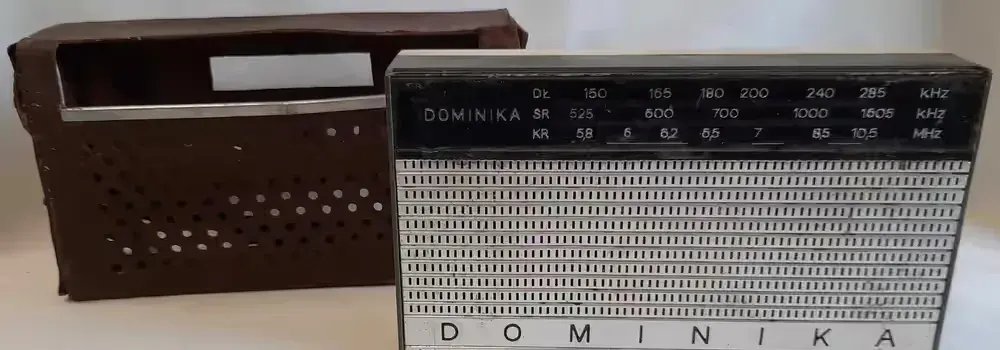 Dominika Radio Tranzystorowe Eltra Vintage PRL — praca twórcy galeriaszafa na Freshwall Marketplace