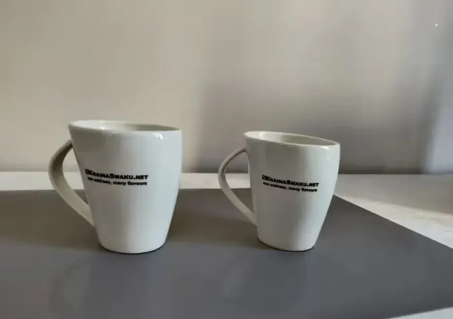 Dwie filiżanki Kraina smaku — praca twórcy Agnieszka na Freshwall Marketplace