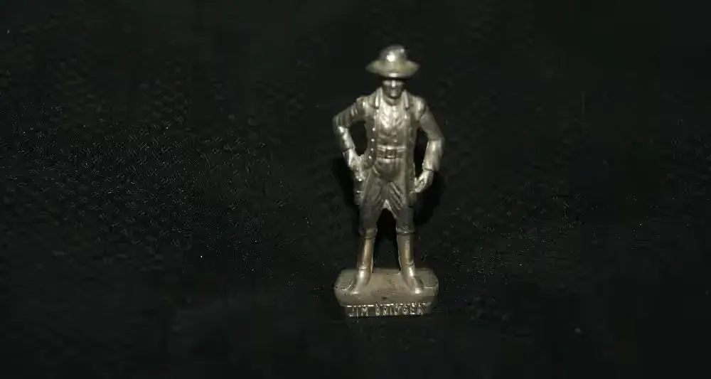 figurka metalowa Jim Bridger — praca twórcy Patrycja na Freshwall Marketplace