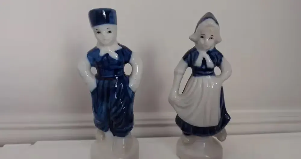 Figurka porcelanowa hand painted delft blue color — praca twórcy Natalia na Freshwall Marketplace
