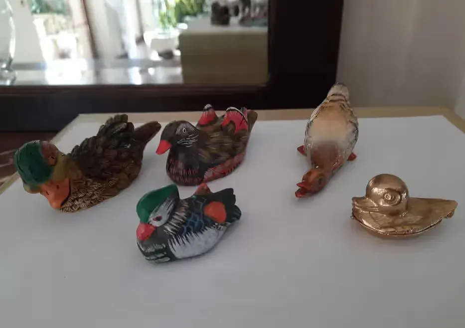 Figurki średnie kaczki i małe kaczuszki — praca twórcy Ewa na Freshwall Marketplace