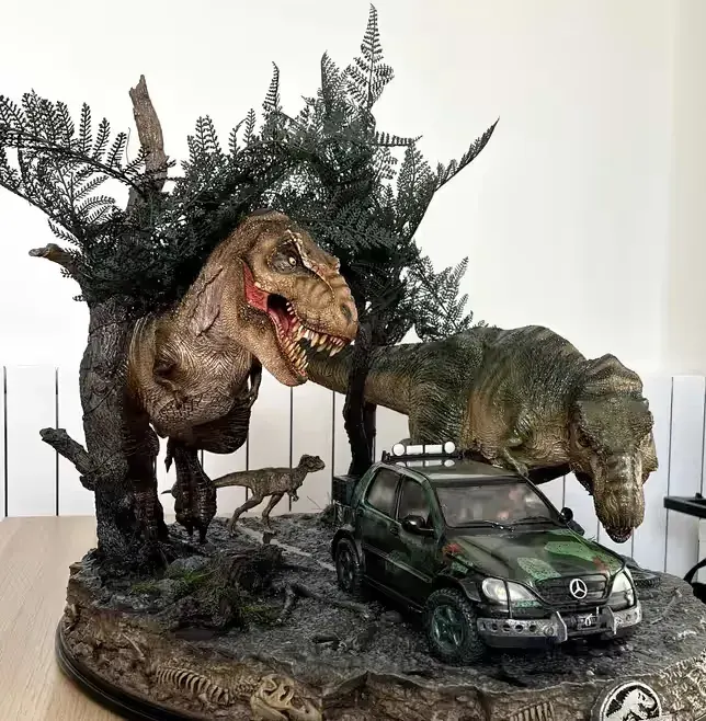 Jurassic Park TLW Prime 1 Studio T-rex Cliff Attack Deluxe Bonus — praca twórcy Adam na Freshwall Marketplace