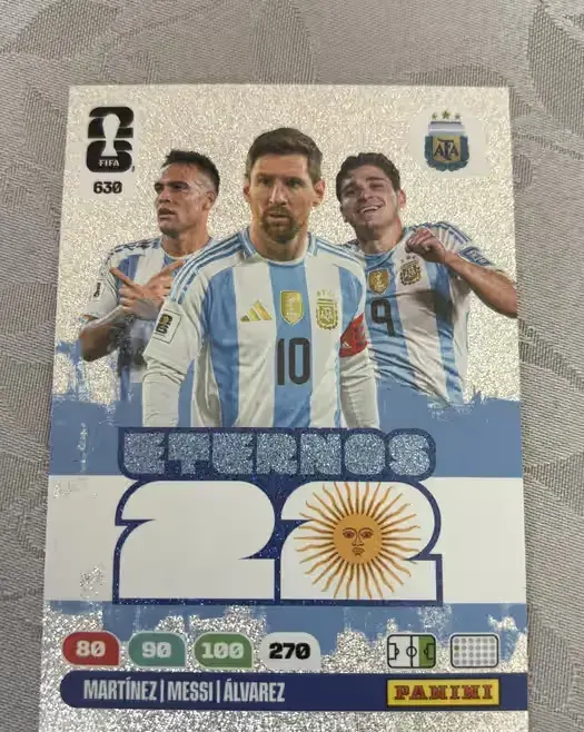 Karta Panini Martinez/Messi/Alvarez — praca twórcy Marta na Freshwall Marketplace