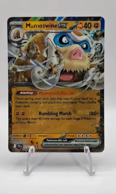 Karta pokemon Mamoswine EX 079/159 — praca twórcy mariusz na Freshwall Marketplace