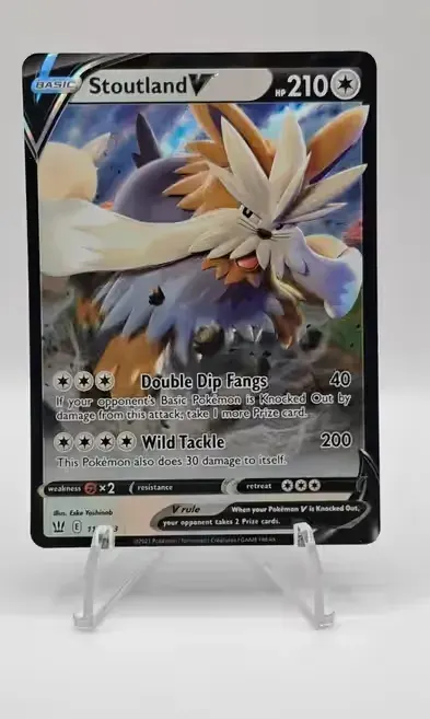 Karta pokemon Stoutland V 117/163 — praca twórcy mariusz na Freshwall Marketplace