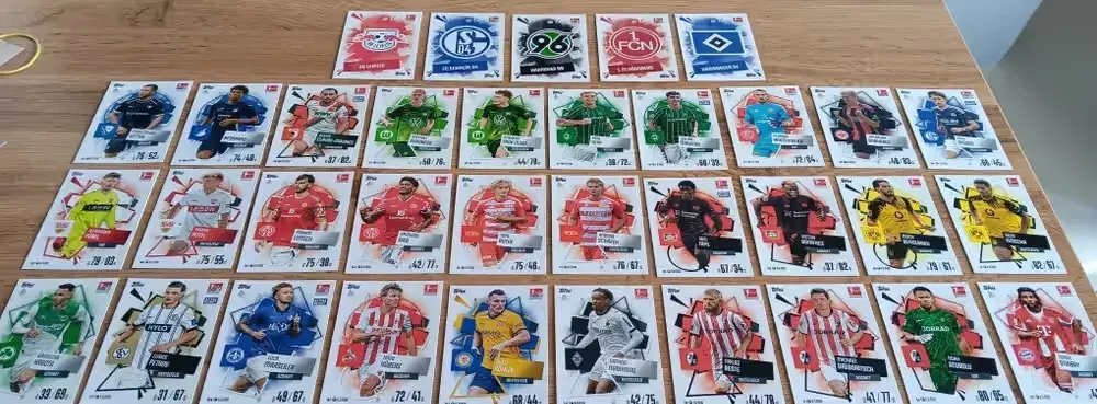Karty piłkarskie Topps Match Attax Bundesliga — praca twórcy Marcin na Freshwall Marketplace