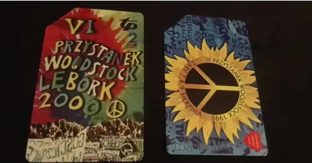 Karty telefoniczne Woodstock 2szt — praca twórcy Gosia na Freshwall Marketplace