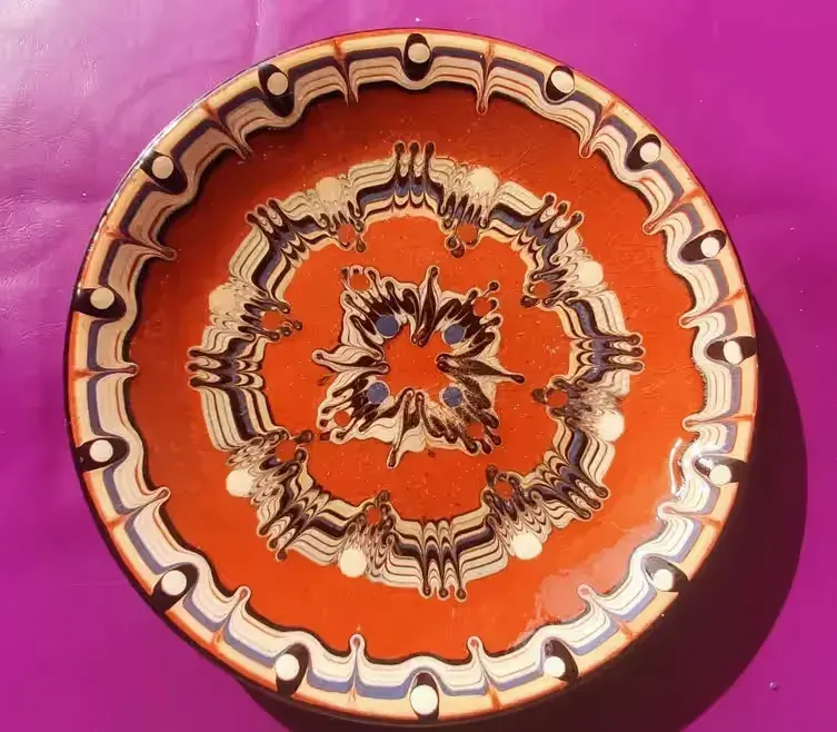 Kolekcjonerski ceramiczny talerz bułgarski z lat 90-tych / Vintage — praca twórcy Jacek 1 na Freshwall Marketplace
