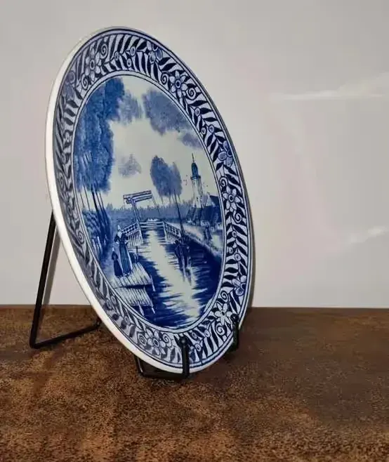 Kolekcjonerski Talerz BOCH Delft , Ręcznie Malowany , Stan Idealny! — praca twórcy Przemek na Freshwall Marketplace