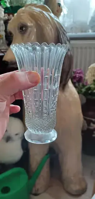 kolekcjonerski z lat 70 tych Ząbkowice szklo prasowane bezbarwne — praca twórcy NIE MA WYSYŁEK OD NAS na Freshwall Marketplace
