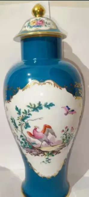 Królewska Amfora ROYAL LIMOGES – Kolekcja Duplessis | 40 cm Sygnowana — praca twórcy Ela na Freshwall Marketplace