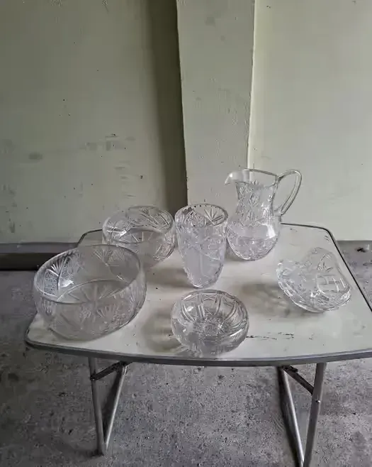 Kryształy,różne,lata 80.Hortensja. — praca twórcy Wacław na Freshwall Marketplace