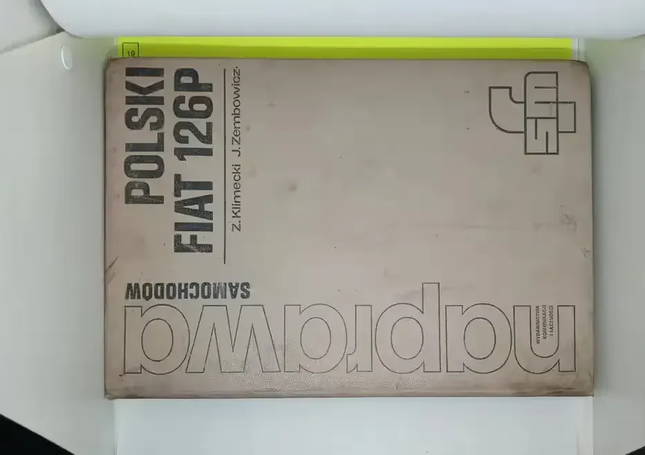 Książka Naprawa samochodów Fiat 126p — praca twórcy Jan na Freshwall Marketplace