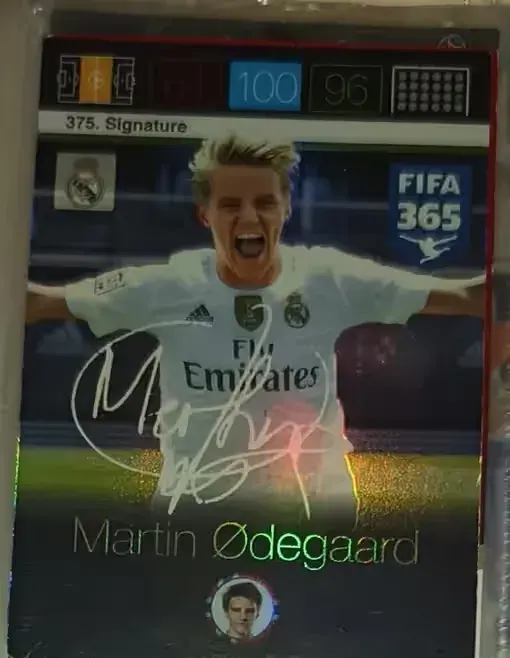 Martin Ödegaard karta z autografem — praca twórcy Zdolny Sprzedawca na Freshwall Marketplace