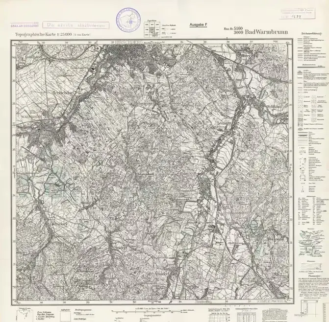 (Meßtischblatt) 1890 -1945  Reprint wszystkie arkusze map 1:25000. — praca twórcy Patryk na Freshwall Marketplace
