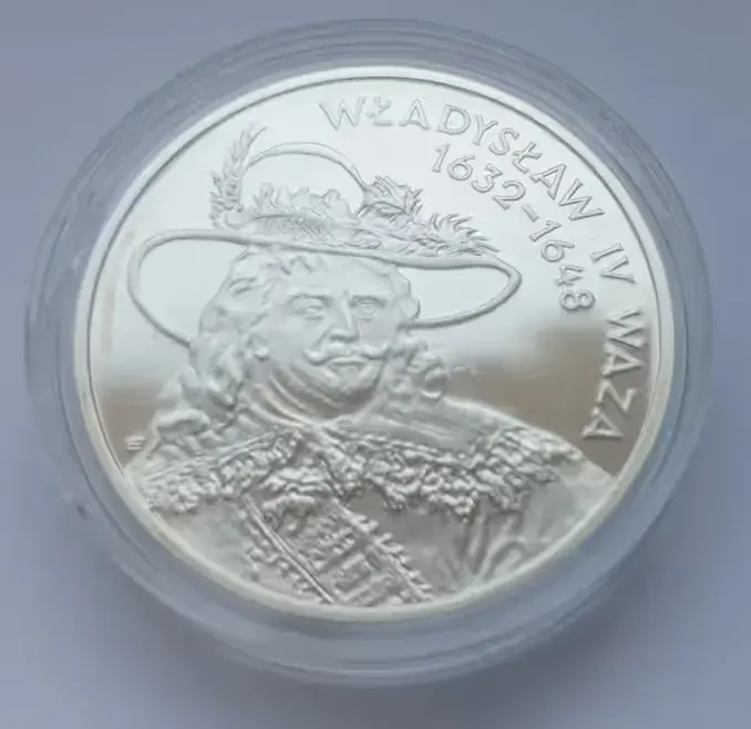 Moneta kolekcjonerska 10 zł Władysław IV Waza 1999 r — praca twórcy Asia na Freshwall Marketplace