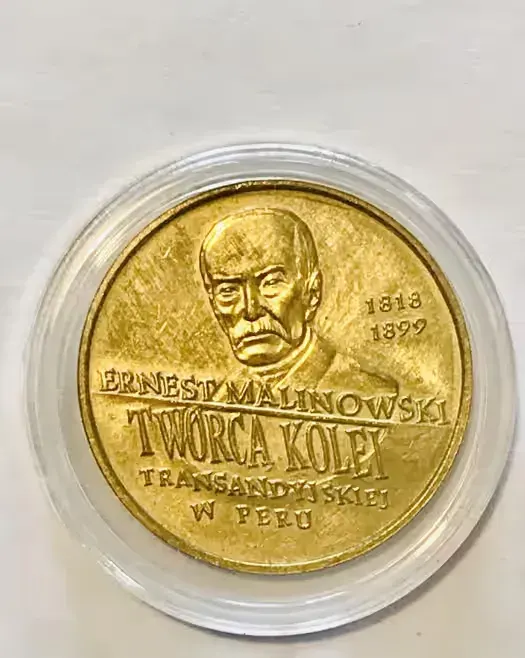 Moneta okoliczn.-2zl/1999r/-NG-„Bronislaw Malinowski” — praca twórcy Andre na Freshwall Marketplace