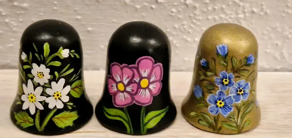 Naparstki kolekcjonerskie ręcznie malowane — praca twórcy hanna na Freshwall Marketplace