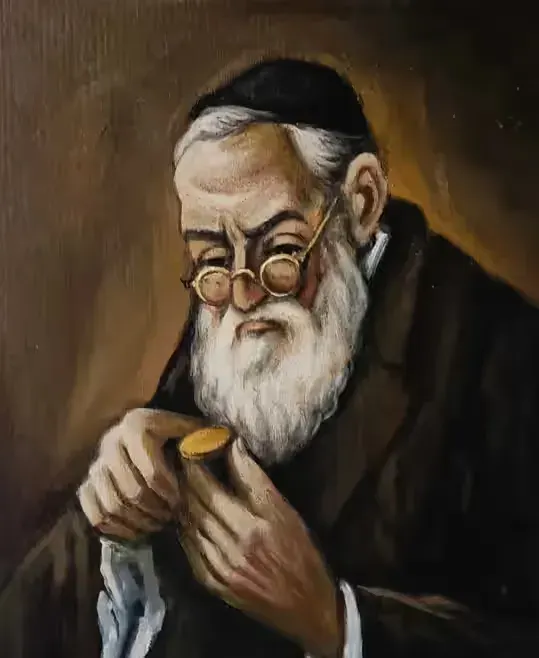 Obraz portret "Żyd" — praca twórcy Mira na Freshwall Marketplace
