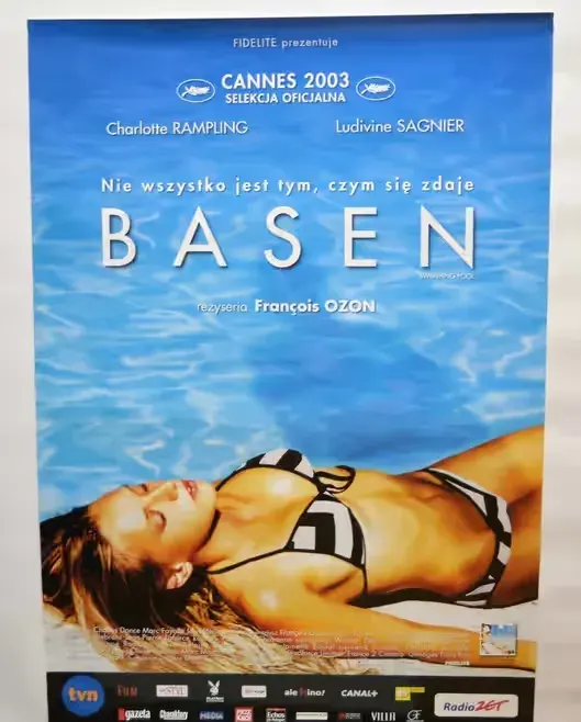 Oryginalny plakat kinowy Basen 2003 Swimming Pool François Ozon 68x98 cm plakat filmowy dramat B1 — praca twórcy IG88 na Freshwall Marketplace
