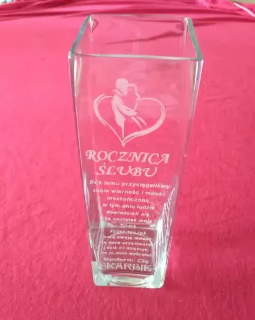Pamiątka Pierwszej rocznicy ślubu od męża dla żony — praca twórcy monika na Freshwall Marketplace