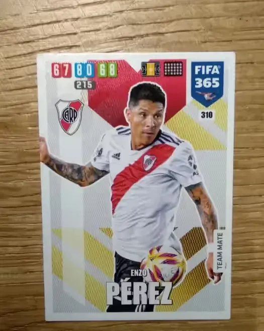 Panini Karta FIFA 365, 2020 Enzo Perez nr 310 CA River Plate — praca twórcy Dorota na Freshwall Marketplace