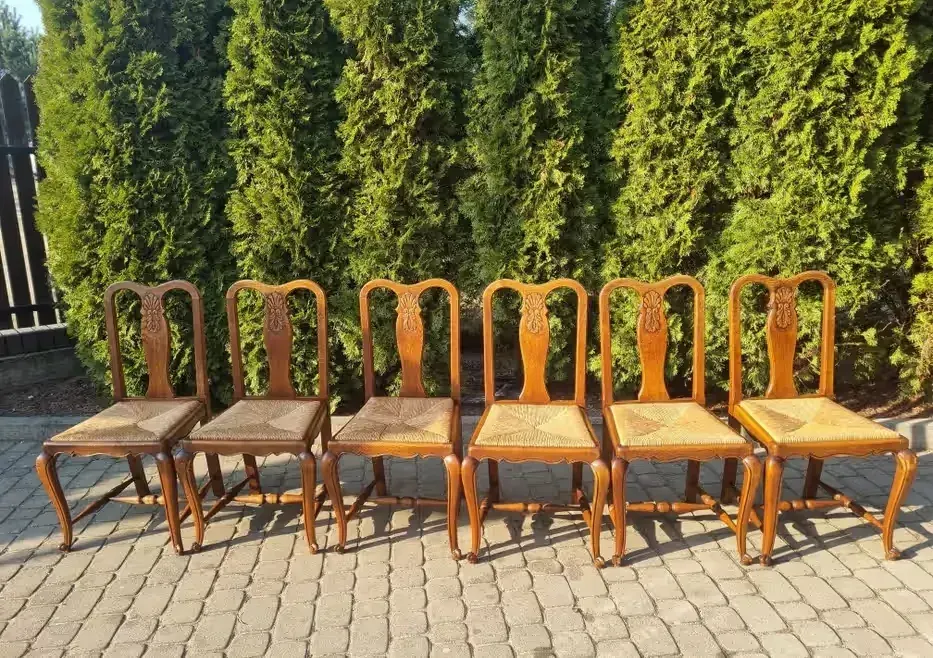 Piękne! Dębowe! Krzesła! Jadalniane! — praca twórcy GAWI Świat Staroci na Freshwall Marketplace
