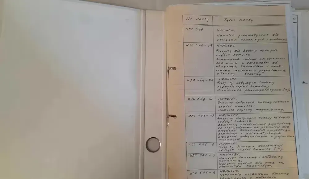 PKP Hamulce Pociągów Towarowych i Osobowych Opracowanie 1990 r. — praca twórcy galeriaszafa na Freshwall Marketplace