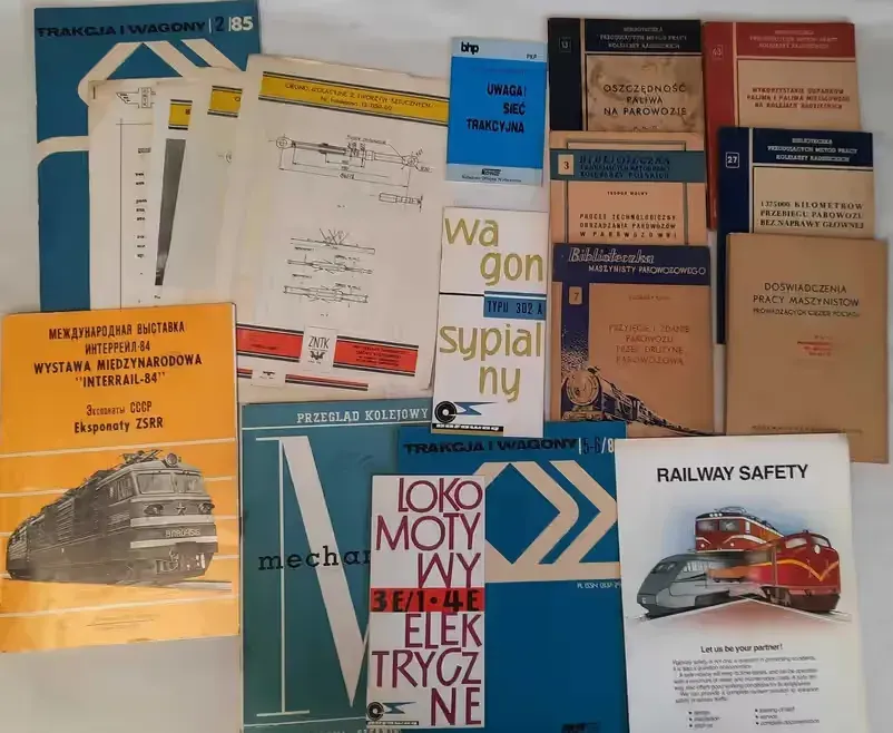 PKP Reklamy Książki Foldery Zestaw Vintage PRL — praca twórcy galeriaszafa na Freshwall Marketplace
